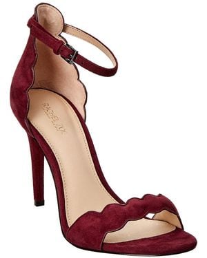 Rachel Zoe Ava Suede Sandal - Red