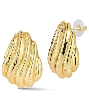 Glaze Jewelry Plated Earrings - Metallic