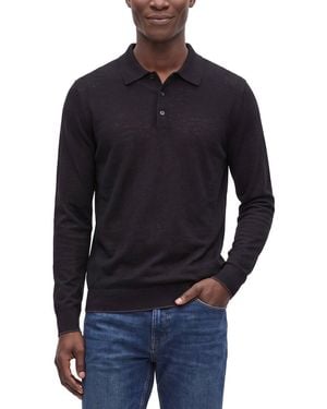 RAFFI Jersey Polo Jumper - Blue