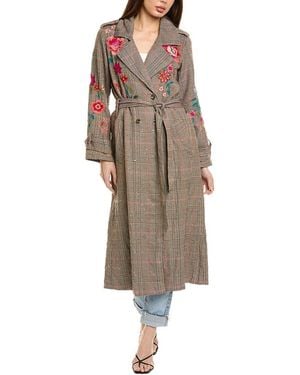 Johnny Was Trench Coat - Brown
