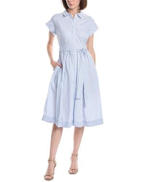 Nanette Lepore Stripe Maxi Dress - Blue