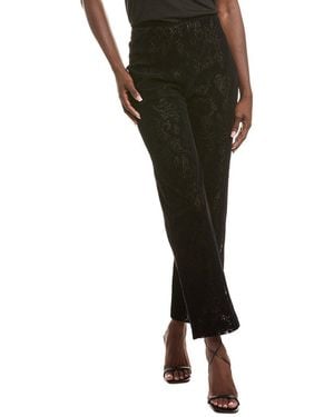 Oscar de la Renta Silk-Lined Pant - Black