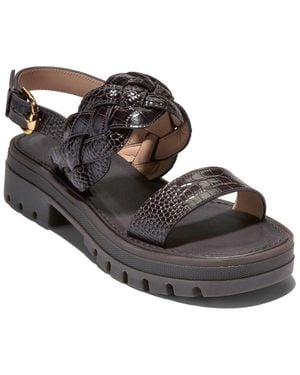 Cole Haan Cressida Leather Sandal - Brown