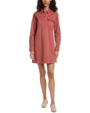 Michael Stars Eleanor Shirtdress - Red