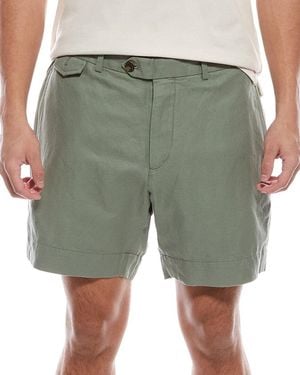 Brooks Brothers Linen-Blend Short - Green