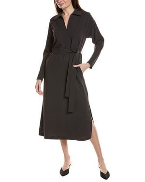 Lafayette 148 New York Wide Collar Dress - Black