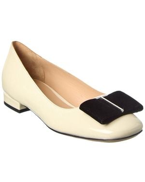 Tom Ford Patent Ballerina Flat - Natural