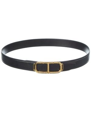 Tom Ford Leather Belt - Blue
