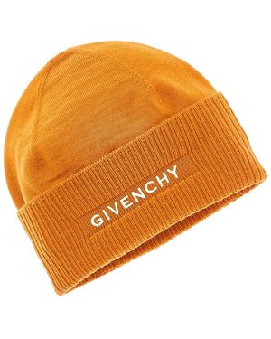 Givenchy 4G Wool Beanie - Orange