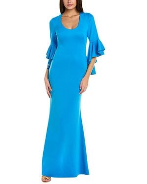 Black Halo Cambria Gown - Blue