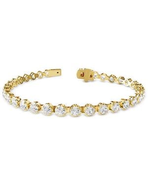 Lab Grown Diamonds 18K Vermeil 5.84 Ct. Tw. Lab-Grown Diamond Tennis Bracelet - Metallic