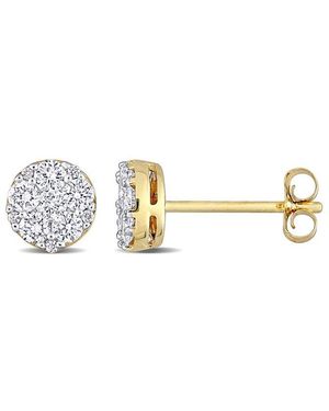 Diamond Select Cuts 14K 0.51 Ct. Tw. Diamond Earrings - Metallic
