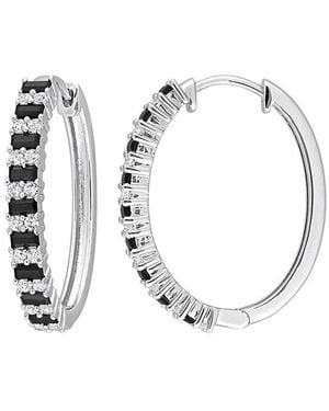 Rina Limor 2.52 Ct. Tw. Lab-Grown Spinel, Created Sapphire Hoop Earrings - White
