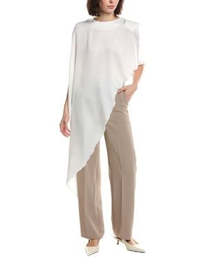 HL Affair Extreme Asymmetrical Top - White