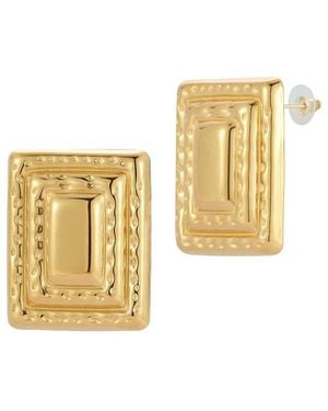 Glaze Jewelry Plated Earrings - Metallic