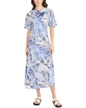 Luxely Midi Dress - Blue
