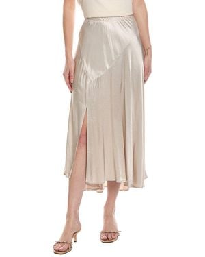 Michael Stars Desi Asymmetrical Midi Skirt - Natural