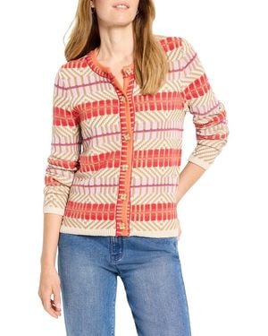 NIC+ZOE Energizer Cardigan - Red