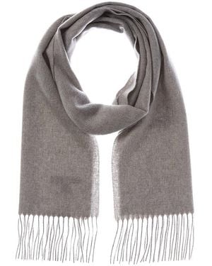 Amicale Cashmere Solid Cashmere Scarf - Grey