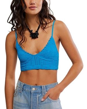 Free People Heirloom Bralette - Blue