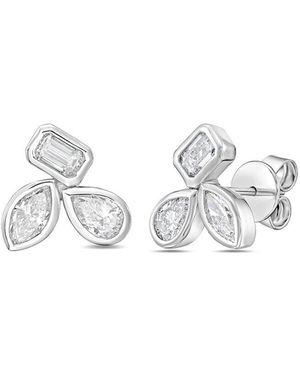 Diana M. Jewels Diana M. 14K 6.00 Ct. Tw. Lab-Grown Diamond Stud Earrings - Metallic
