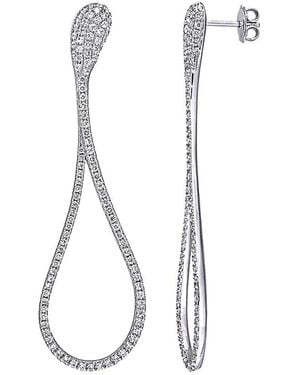 Diamond Select Cuts 14K 1.95 Ct. Tw. Diamond Drop Earrings - White