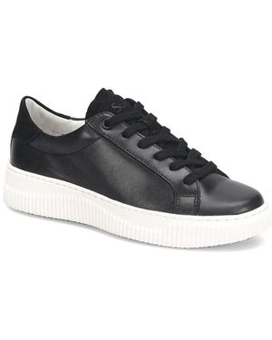 Söfft Fianna Leather Casual Trainer - Black