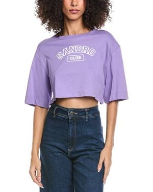 Sandro T-Shirt - Purple