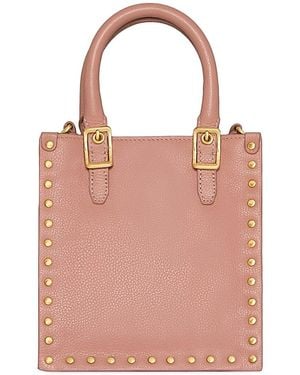 Rebecca Minkoff Studded Mini Leather Tote - Pink