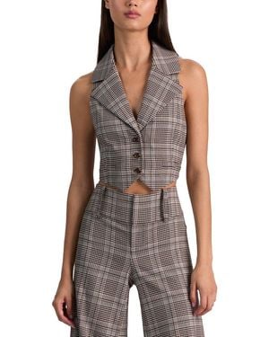 Alice + Olivia Donna Vest - Gray