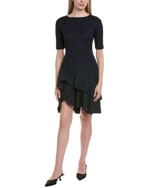 Teri Jon Mini Dress - Black