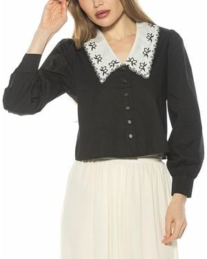 Alexia Admor Issey Blouse - Black