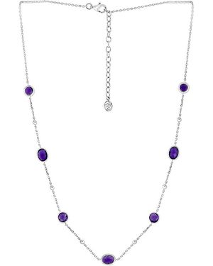 Effy Fine Jewelry 4.30 Ct. Tw. Amethyst Necklace - White