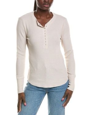 Michael Stars Regan Henley T-Shirt - White