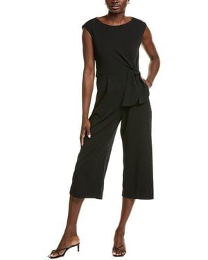 Tahari Side Tie Jumpsuit - Black