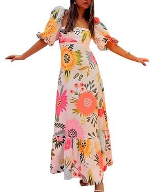 Esea Maxi Dress - Red