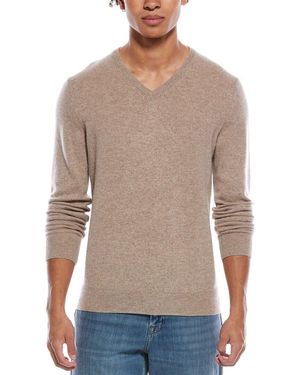 Phenix Cashmere V-Neck Jumper - Grey