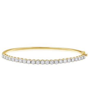Sabrina Designs 14k 1.06 Ct. Tw. Diamond Bangle Bracelet - White