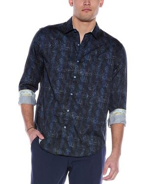 Robert Graham Howell Classic Fit Woven Shirt - Blue