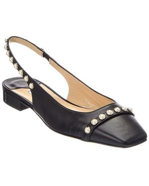 Jimmy Choo Hya 15 Leather Slingback Ballerina Flat - Blue