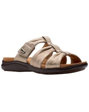 Clarks Kitly Slide Sandal - Brown