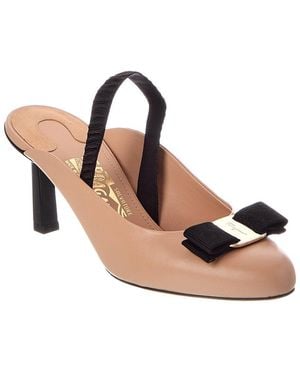 Ferragamo Flavia 70 Leather Pump - Pink
