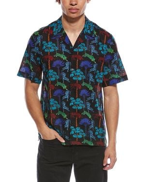 Vilebrequin Linen-Blend Shirt - Blue