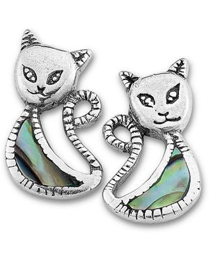 Samuel B. Fine Jewellery Abalone Earrings - Metallic