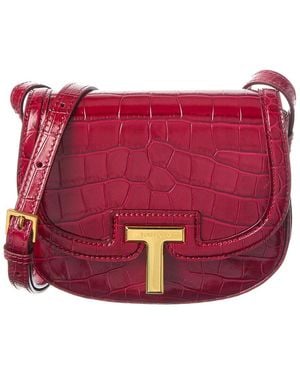Tom Ford Mini Leather Shoulder Bag - Red