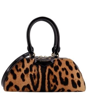 Givenchy Antigona East-West Shoulder Bag - Brown