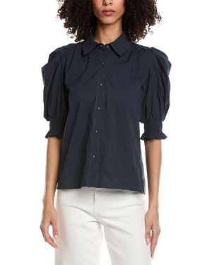 Ramy Brook Corinne Long Sleeve Top - Blue