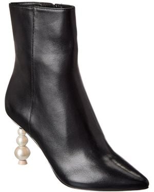 Sophia Webster Perla Leather Bootie - Black