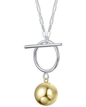 Genevive Jewelry Cz Chain Necklace - White