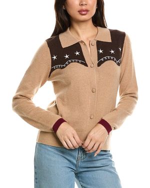 Brodie Cashmere Willow Western 100% Cashmere Jacket - Blue